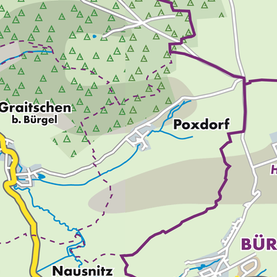 Übersichtsplan Poxdorf