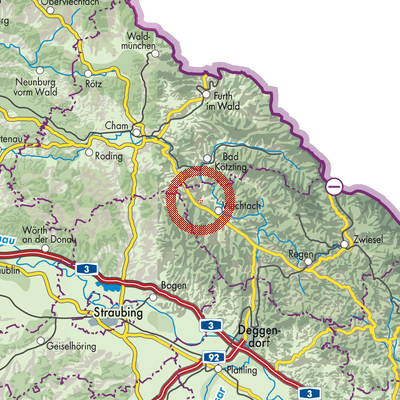 Landkarte Prackenbach