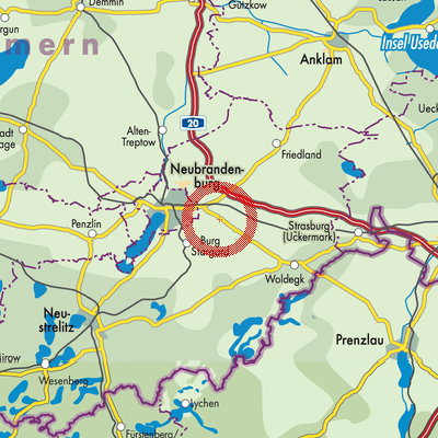 Landkarte Pragsdorf