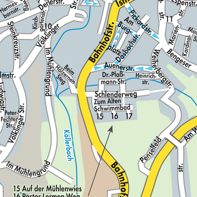 Stadtplan Püttlingen