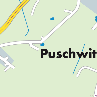 Stadtplan Puschwitz - Bóšicy