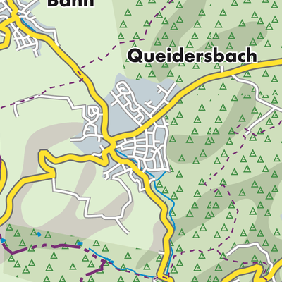 Übersichtsplan Queidersbach