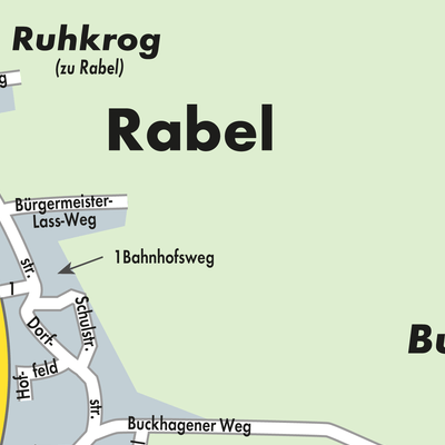 Stadtplan Rabel