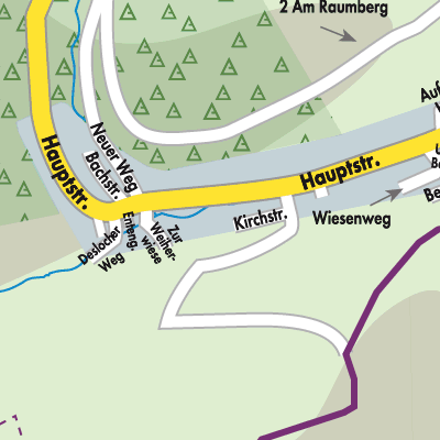 Stadtplan Raumbach