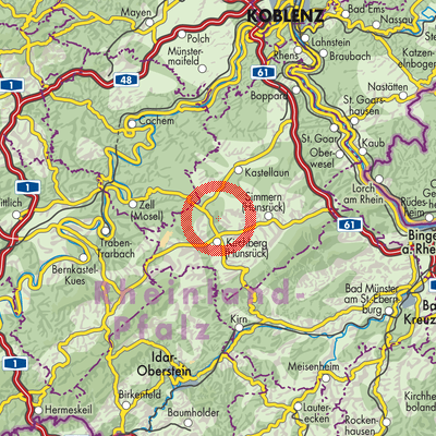 Landkarte Reckershausen