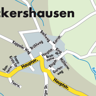 Stadtplan Reckershausen