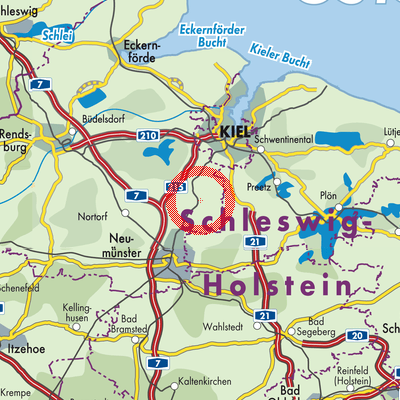 Landkarte Reesdorf