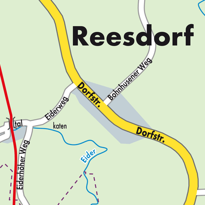 Stadtplan Reesdorf