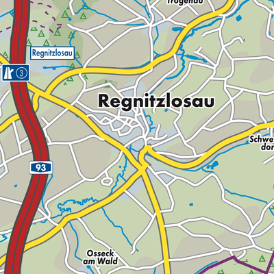 Übersichtsplan Regnitzlosau