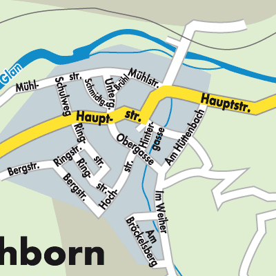 Stadtplan Rehborn