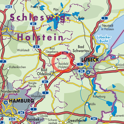 Landkarte Rehhorst