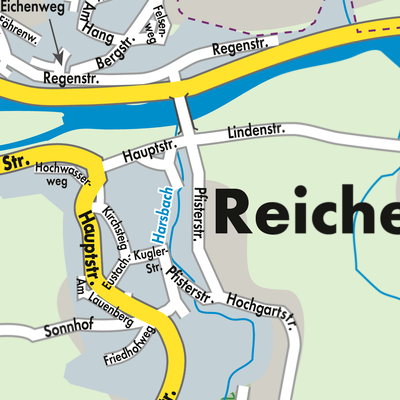 Stadtplan Reichenbach