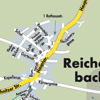 Stadtplan Reichenbach