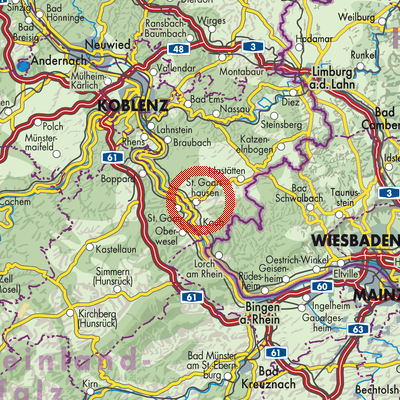 Landkarte Reichenberg