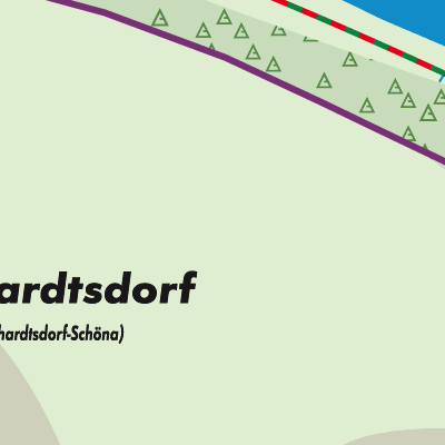 Stadtplan Reinhardtsdorf-Schöna