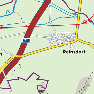 Übersichtsplan Reinsdorf