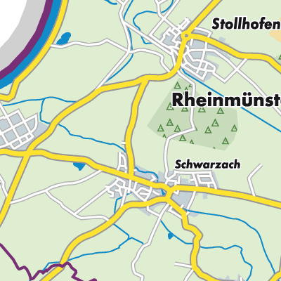 Übersichtsplan Rheinmünster