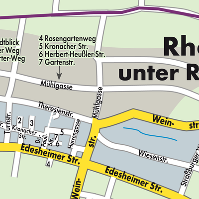 Stadtplan Rhodt unter Rietburg