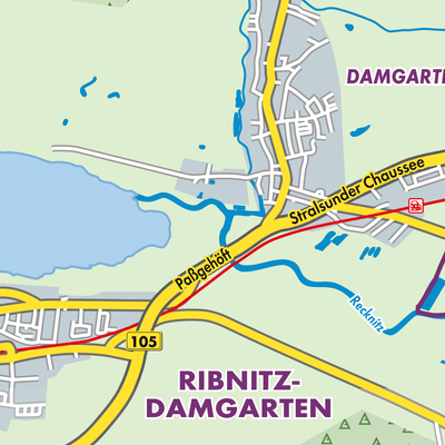 Übersichtsplan Ribnitz-Damgarten