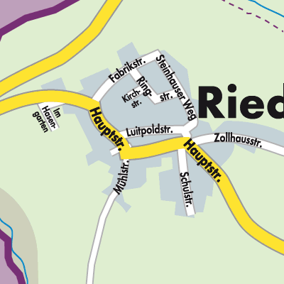 Stadtplan Riedelberg