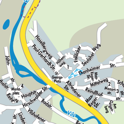 Stadtplan Rieden