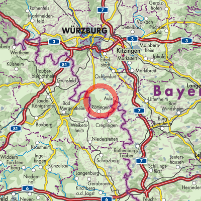 Landkarte Riedenheim