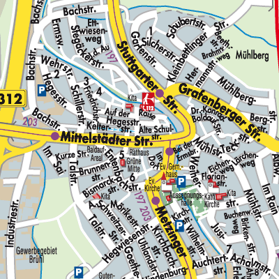 Stadtplan Riederich