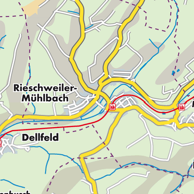 Übersichtsplan Rieschweiler-Mühlbach