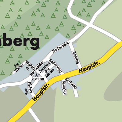 Stadtplan Rinzenberg