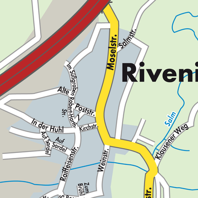 Stadtplan Rivenich