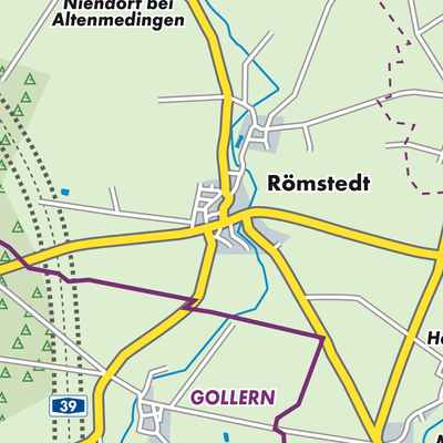 Übersichtsplan Römstedt