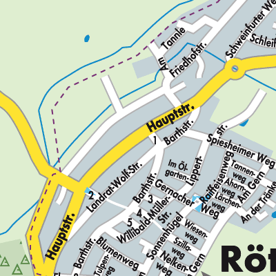 Stadtplan Röthlein