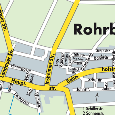 Stadtplan Rohrbach