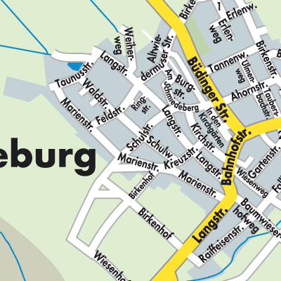 Stadtplan Ronneburg