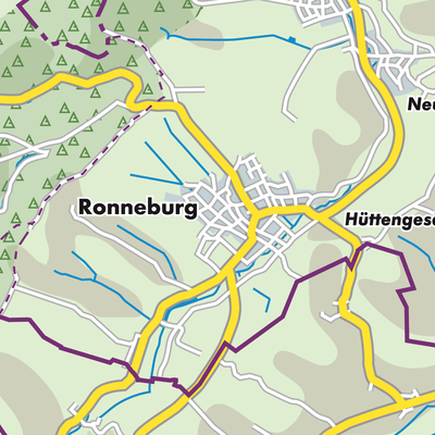 Übersichtsplan Ronneburg