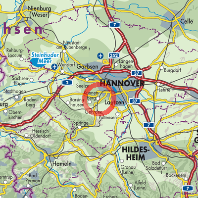 Landkarte Ronnenberg