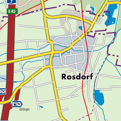 Übersichtsplan Rosdorf