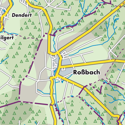 Übersichtsplan Roßbach