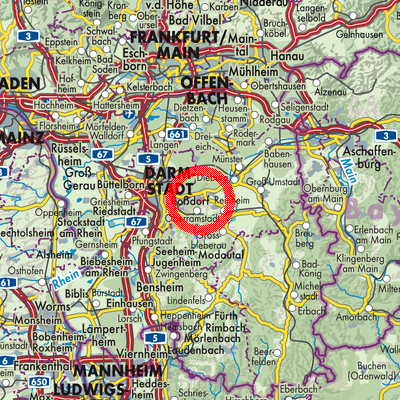 Landkarte Roßdorf