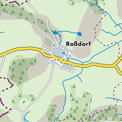 Übersichtsplan Roßdorf