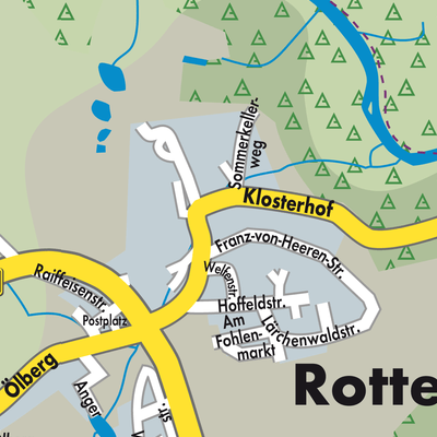 Stadtplan Rottenbuch