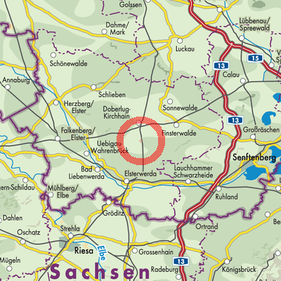 Landkarte Rückersdorf