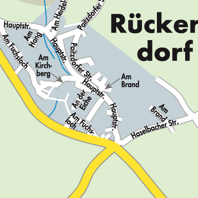Stadtplan Rückersdorf