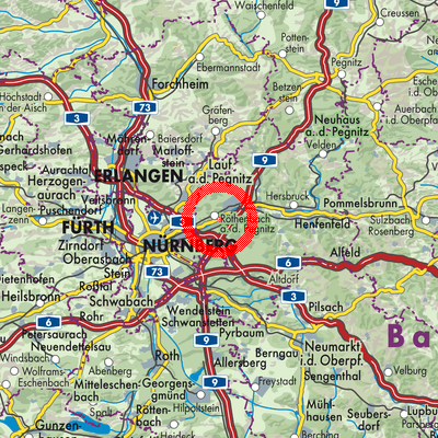 Landkarte Rückersdorf