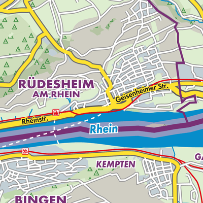 Übersichtsplan Rüdesheim am Rhein
