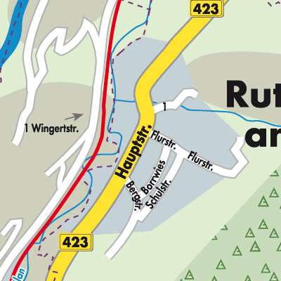 Stadtplan Rutsweiler am Glan
