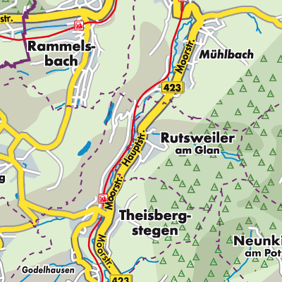Übersichtsplan Rutsweiler am Glan