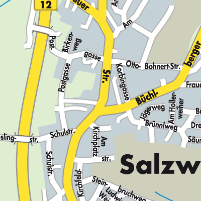 Stadtplan Salzweg