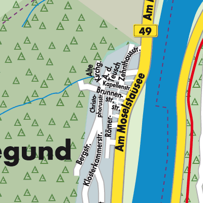 Stadtplan Sankt Aldegund