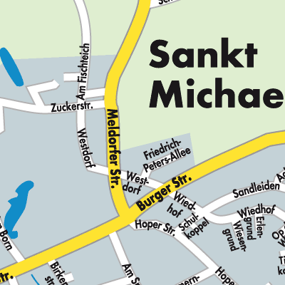 Stadtplan Sankt Michaelisdonn